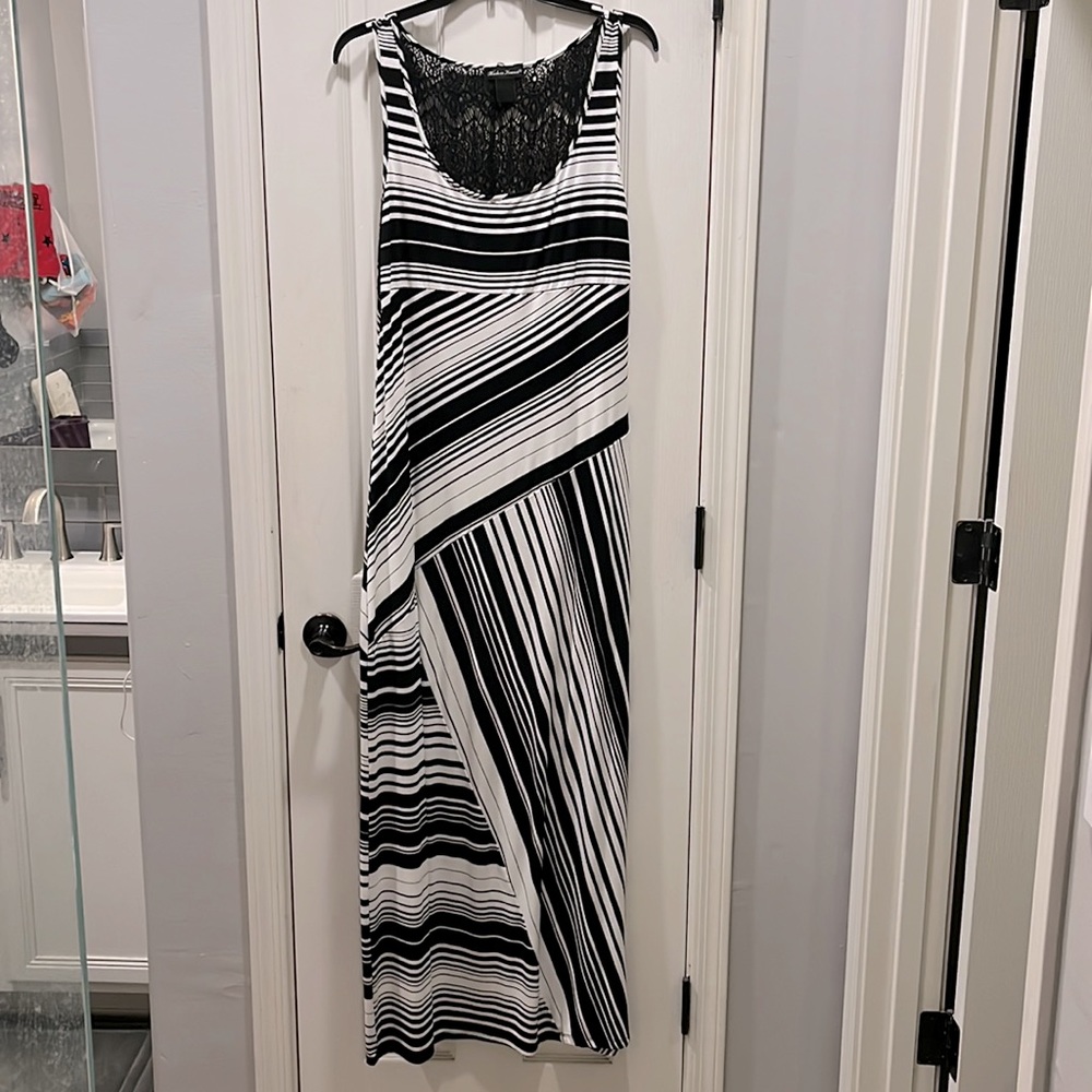 Black and White Maxi Dress